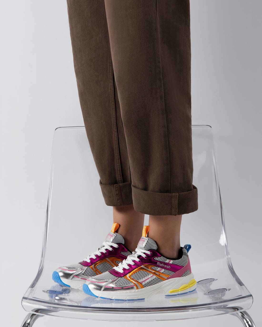 Zapatilla de mujer plano Refresh 17502104 - Image 6